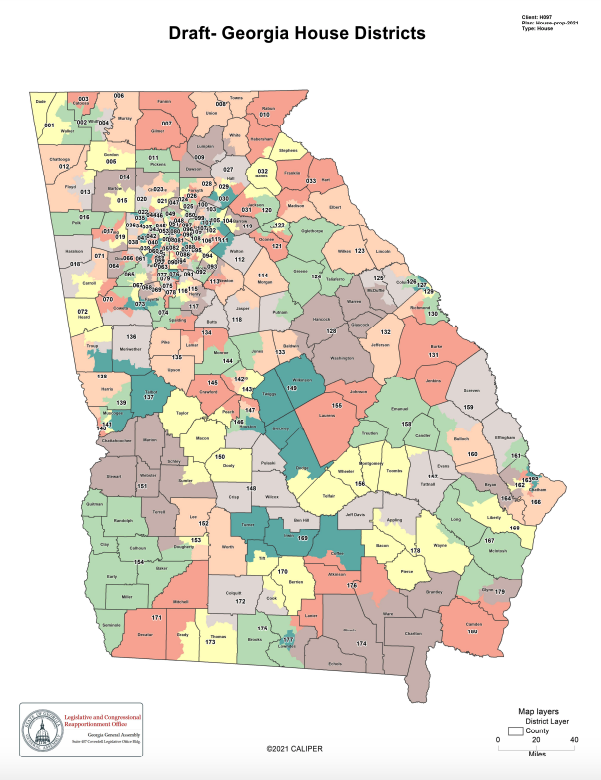 Republicans release proposed Georgia House map on eve of redistricting ...