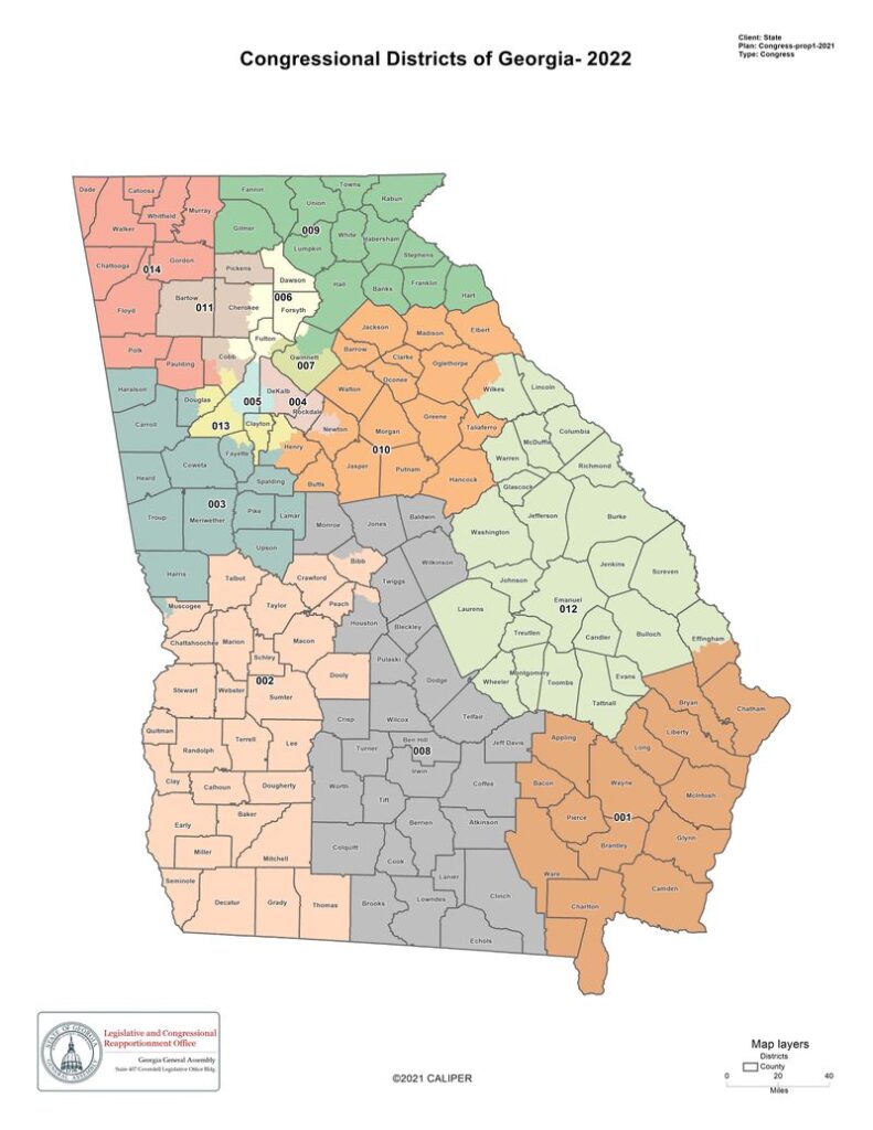 Lawsuit challenging redrawing of Georgia’s congressional districts ...
